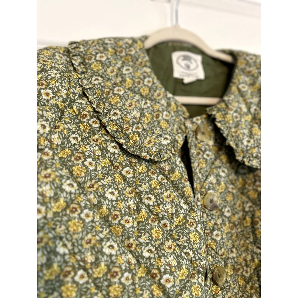 Laura Ashley Quilted Green Jacket, size Large - Picture 4 of 5
